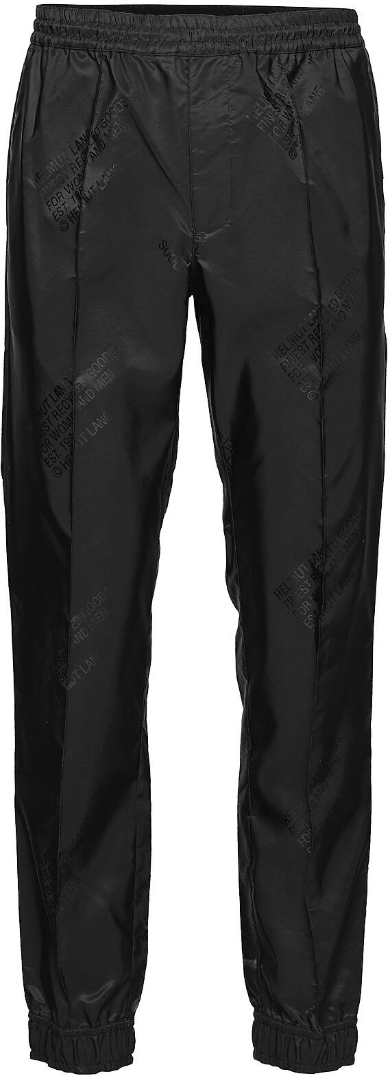 Helmut Lang Logo Track Pant.jacq Uformelle Bukser Hverdagsbukser Svart Helmut Lang