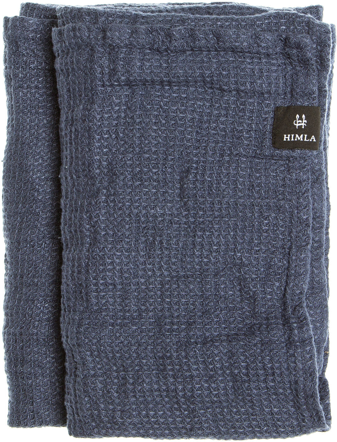 Himla Fresh Laundry Waffle Towel Home Textiles Bathroom Textiles Towels Blå Himla