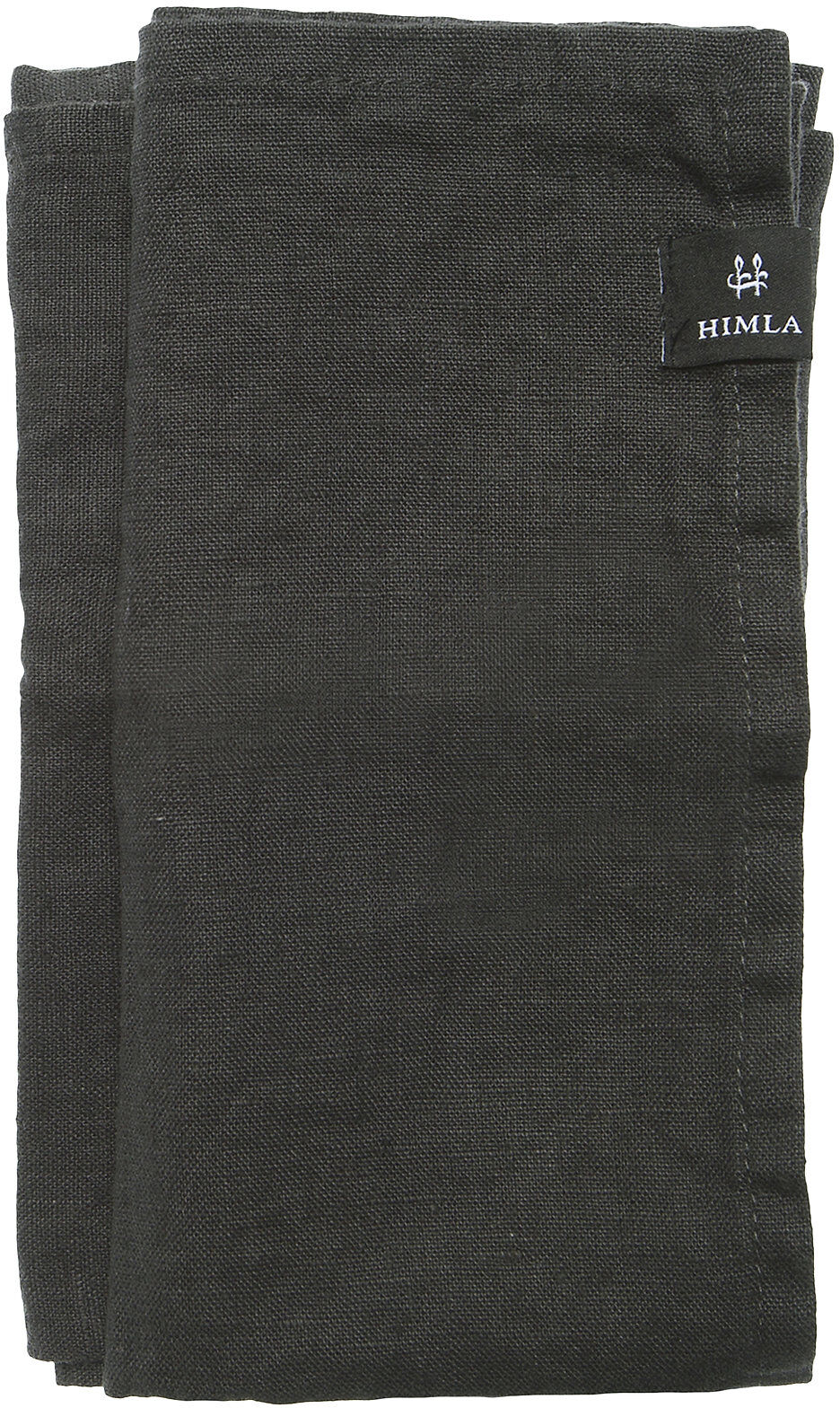 Himla Sunshine Napkin 4 Pieces Home Textiles Kitchen Textiles Napkins Cloth Napkins Svart Himla