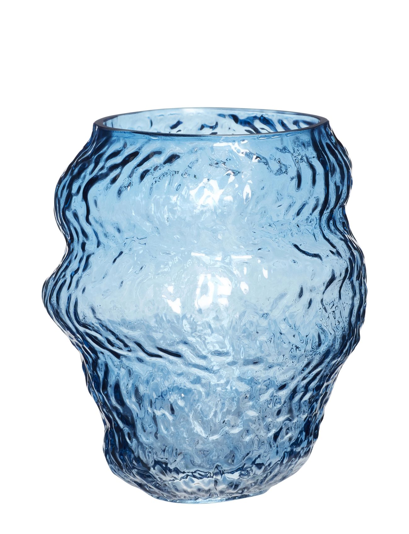 Hübsch Vase Home Decoration Vases Blå Hübsch