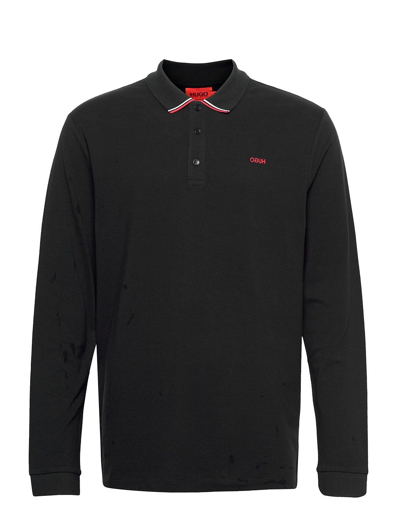 HUGO Donol212 Polos Long-sleeved Svart HUGO