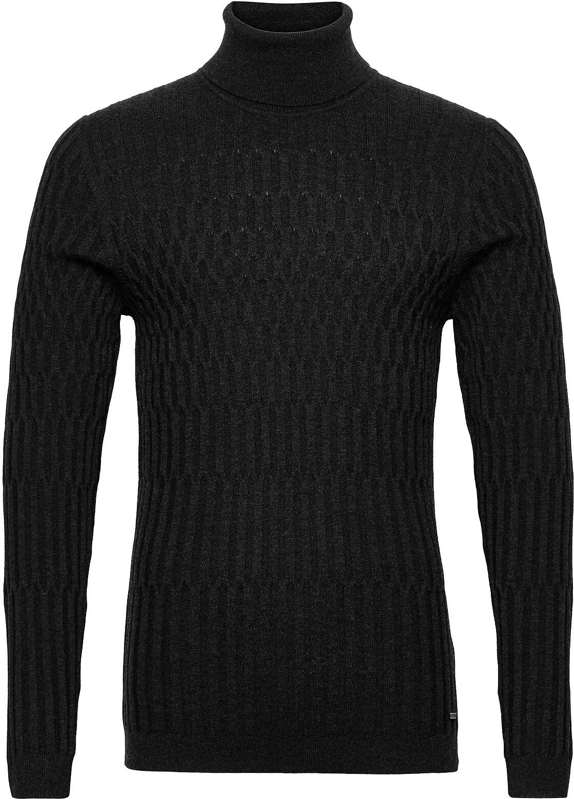 HUGO Smaximon Knitwear Turtlenecks Svart HUGO