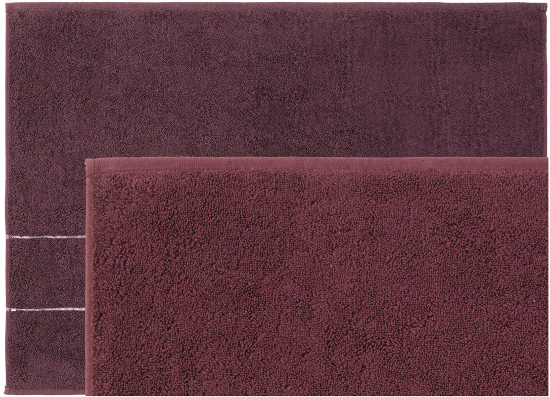 Boss Plain Bath Mat Home Textiles Rugs & Carpets Bath Rugs Rød Hugo Boss Home