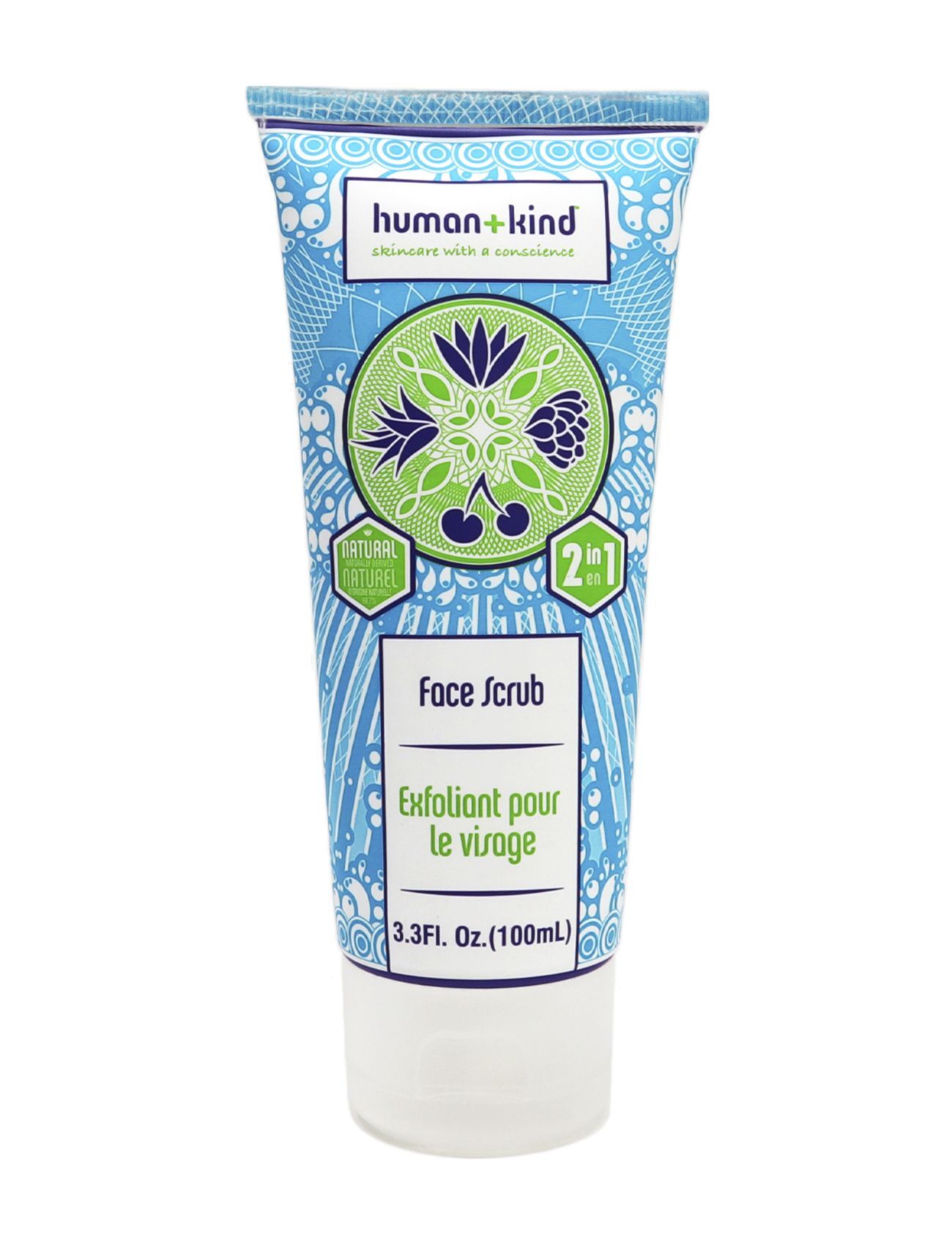 Human + Kind Face Scrub 100Ml Ansiktsskrubb Ansiktspleie Nude Human + Kind