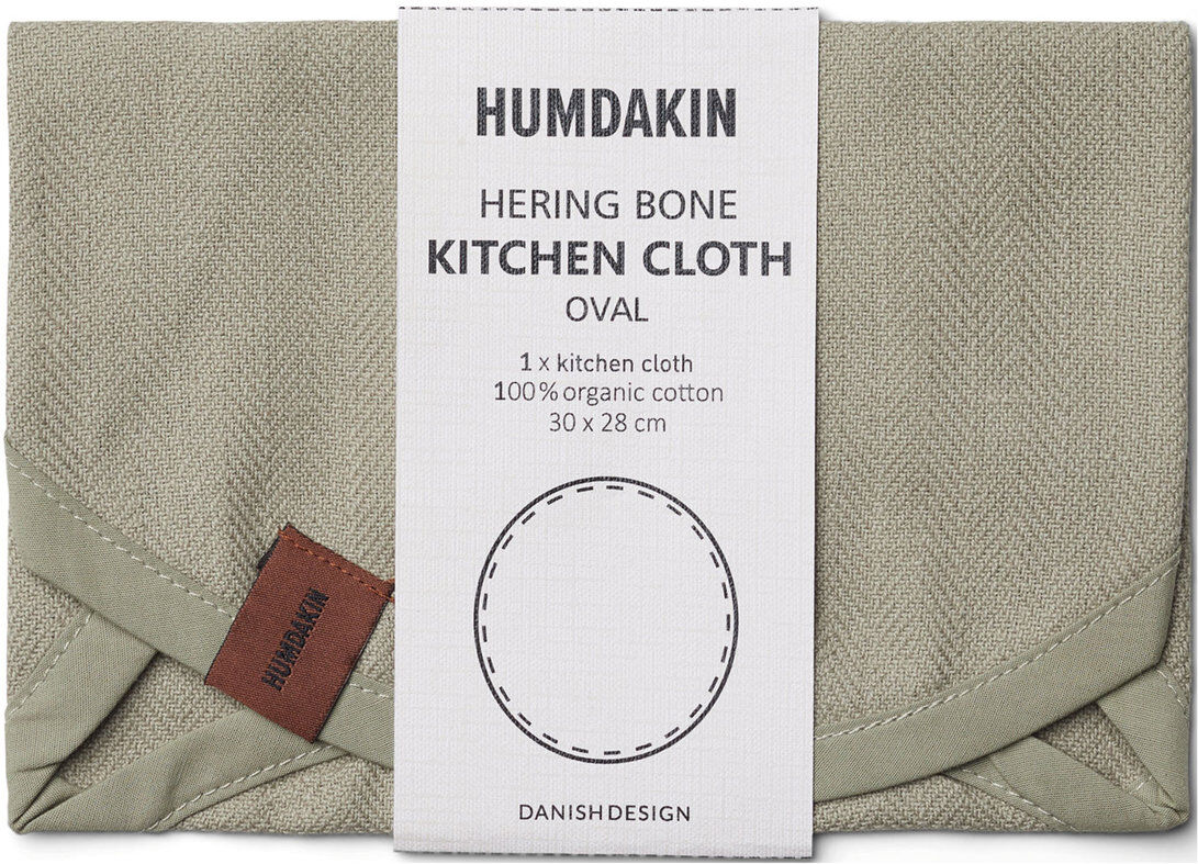 Humdakin Oval Kitchen Cloth Home Textiles Kitchen Textiles Kitchen Towels Grønn Humdakin