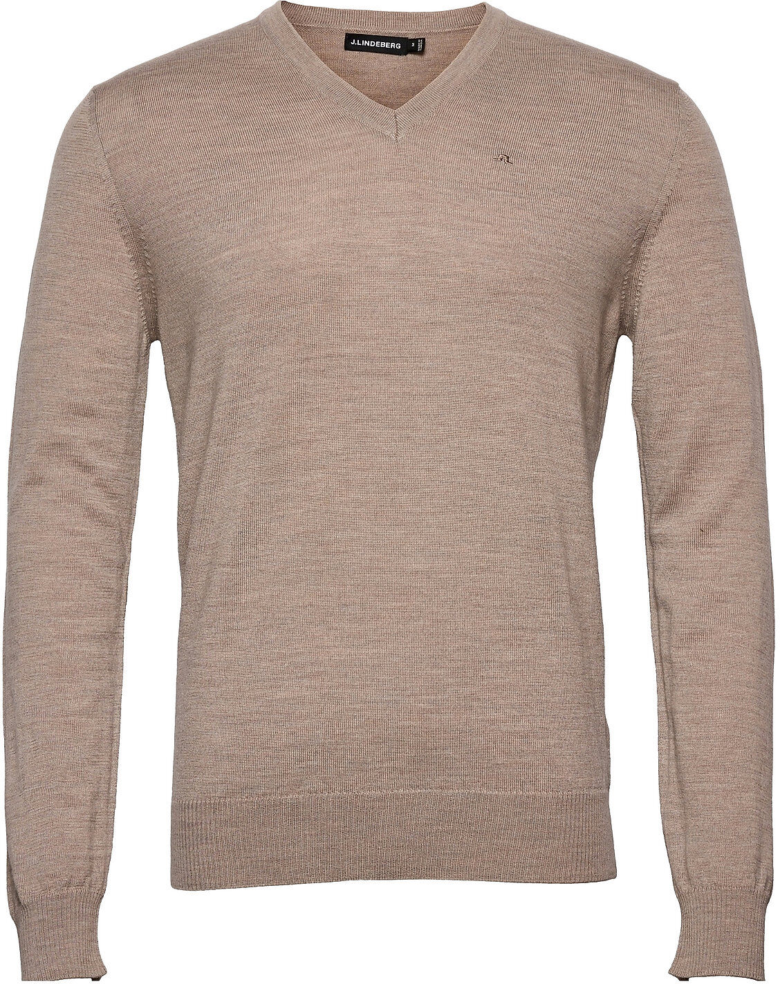 J. Lindeberg Lymann Merino V-Neck Sweater Strikkegenser V-krage Beige J. Lindeberg