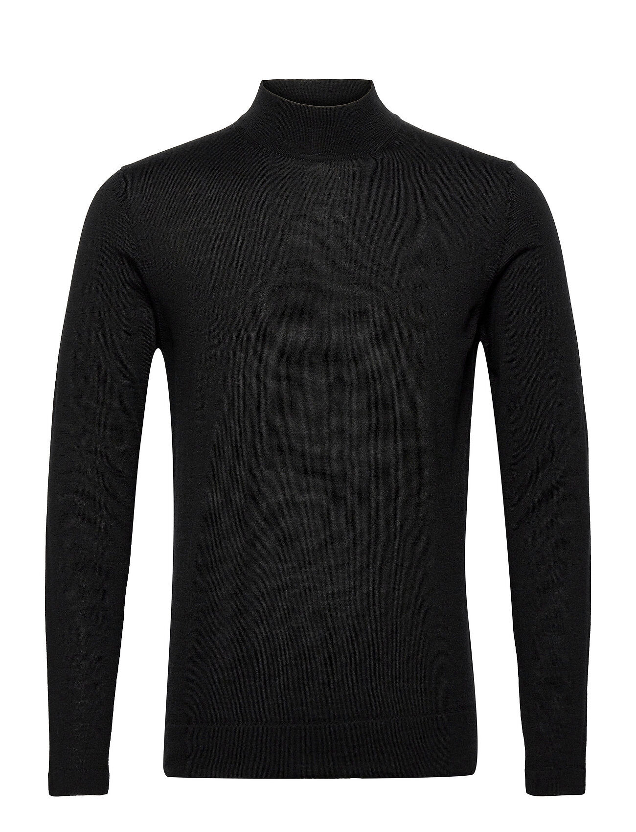 J. Lindeberg Neal Silk Wool Mix Turtleneck Knitwear Turtlenecks Svart J. Lindeberg