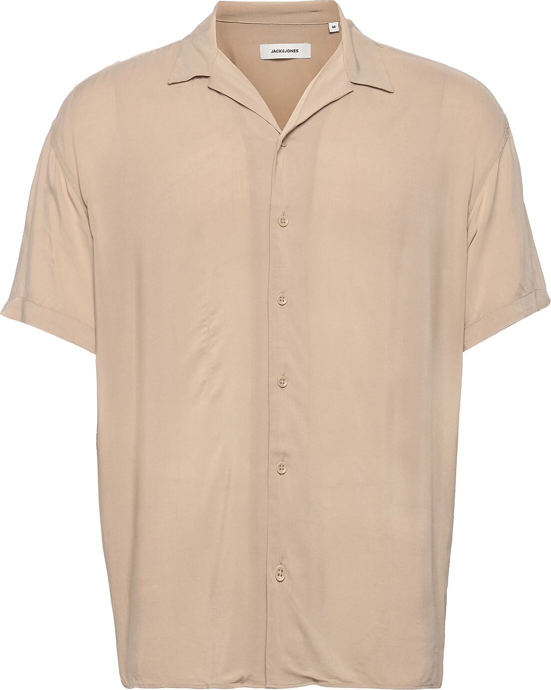 Jack & Jones Jjeli Resort Shirt Ss Kortermet Skjorte Beige Jack & J S