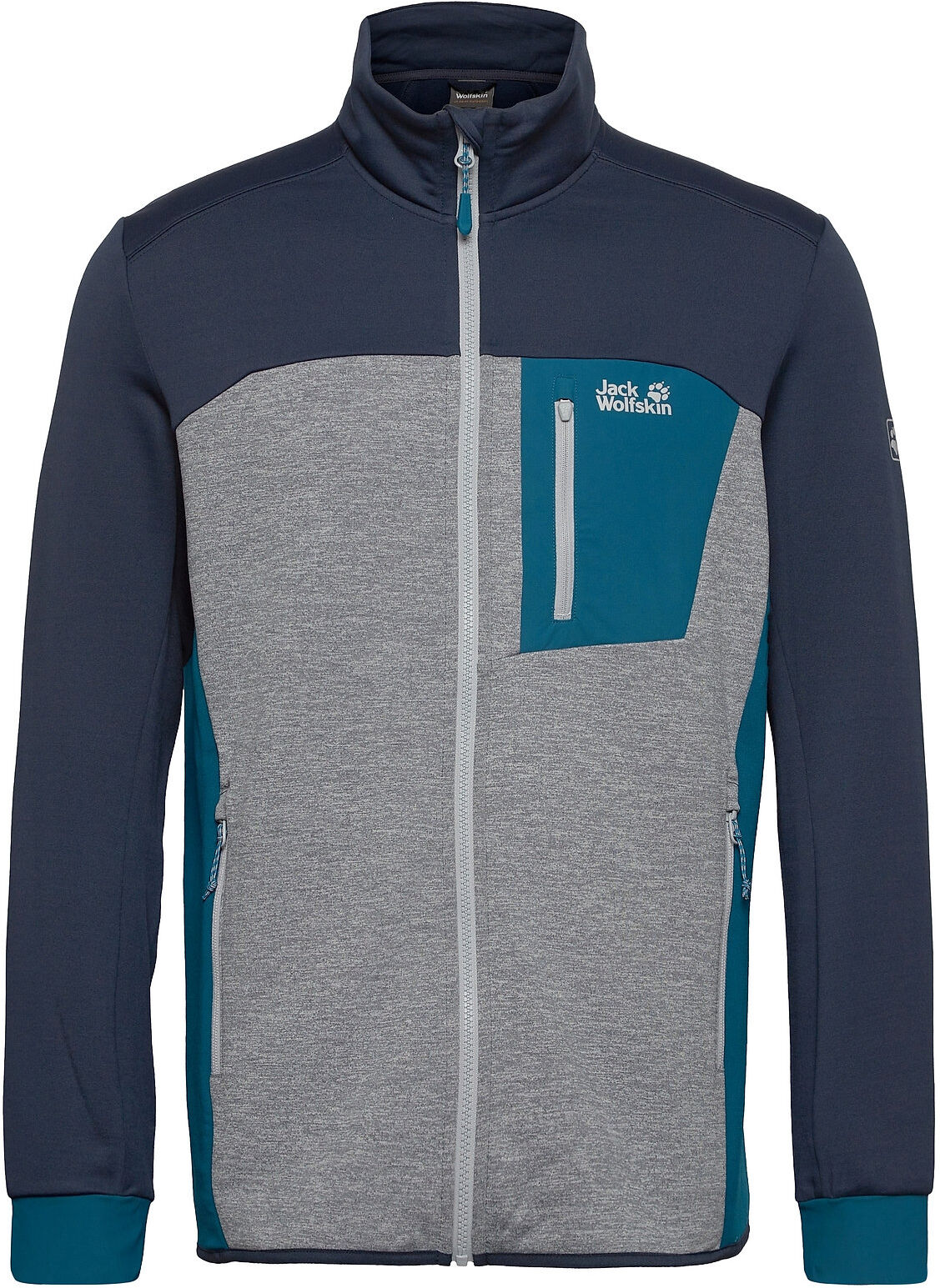 Jack Wolfskin Sky Peak Jacket M Sweat-shirts & Hoodies Fleeces & Midlayers Blå Jack Wolfskin