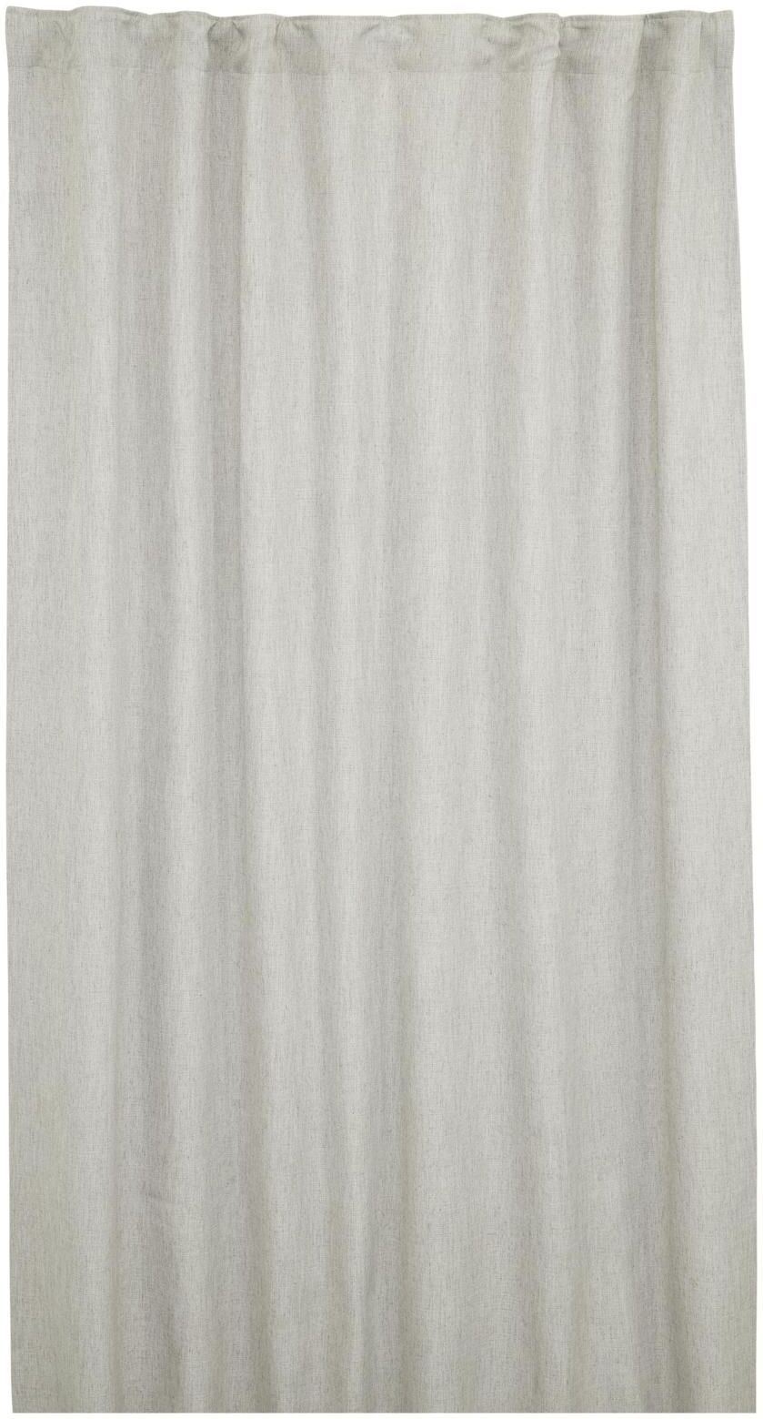 Jakobsdals Timeless Plain Curtain Length Home Textiles Curtains Grå Jakobsdals