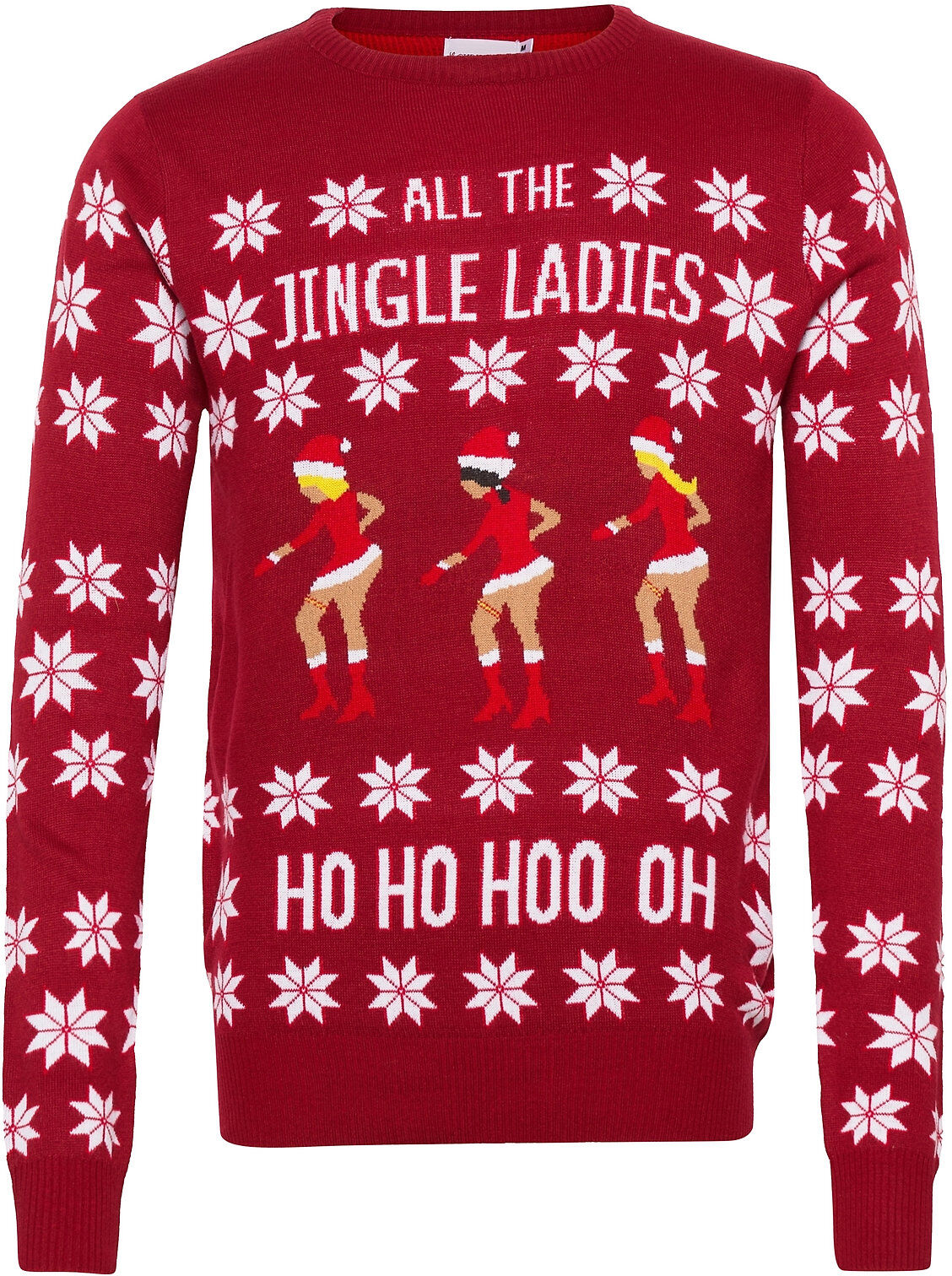 Christmas Sweats Jingle Ladies Strikkegenser M. Rund Krage Multi/mønstret Christmas Sweats