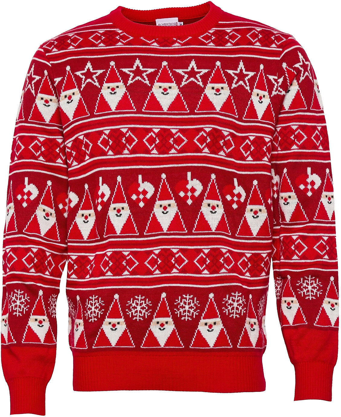 Christmas Sweats The Rad Sweater Strikkegenser M. Rund Krage Rød Christmas Sweats