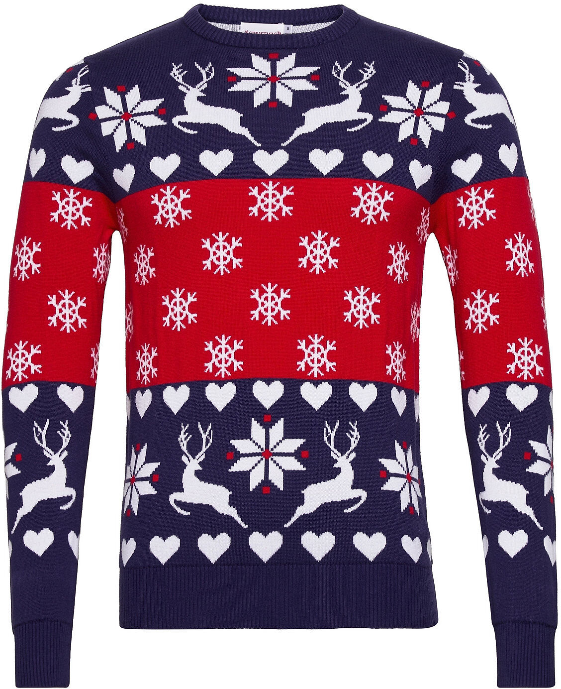 Christmas Sweats The Scandinavian Sweater Strikkegenser M. Rund Krage Multi/mønstret Christmas Sweats