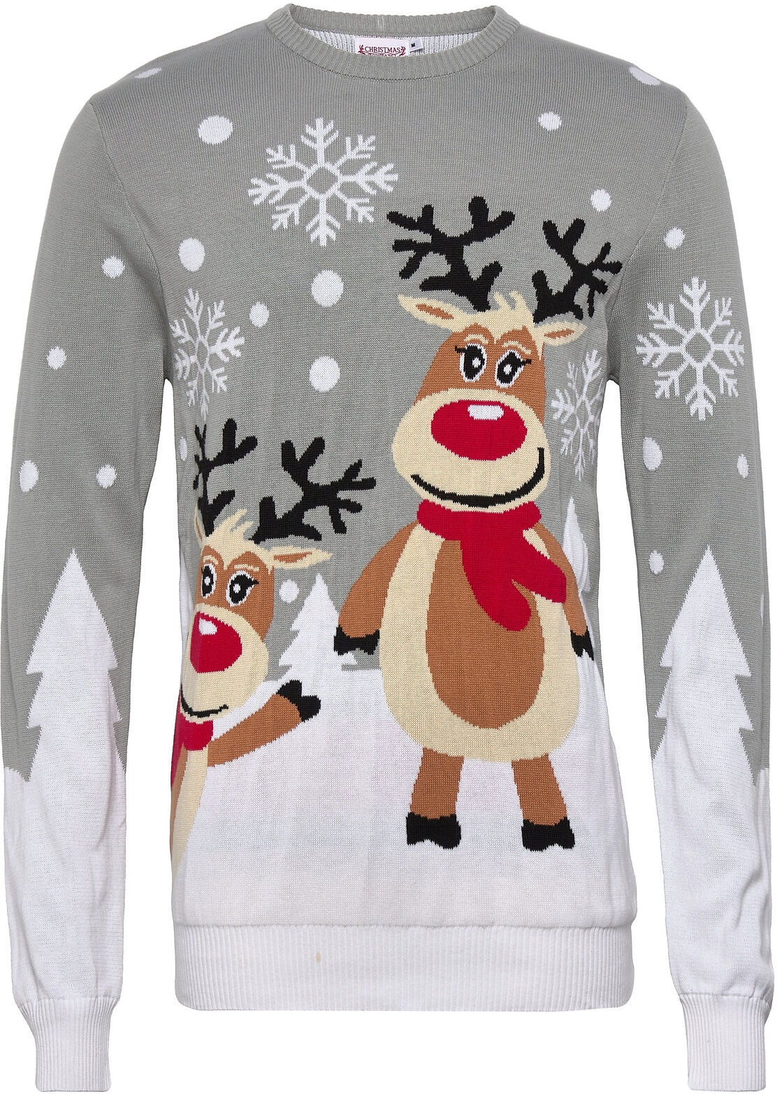 Christmas Sweats The Cute Christmas Sweater Strikkegenser M. Rund Krage Multi/mønstret Christmas Sweats