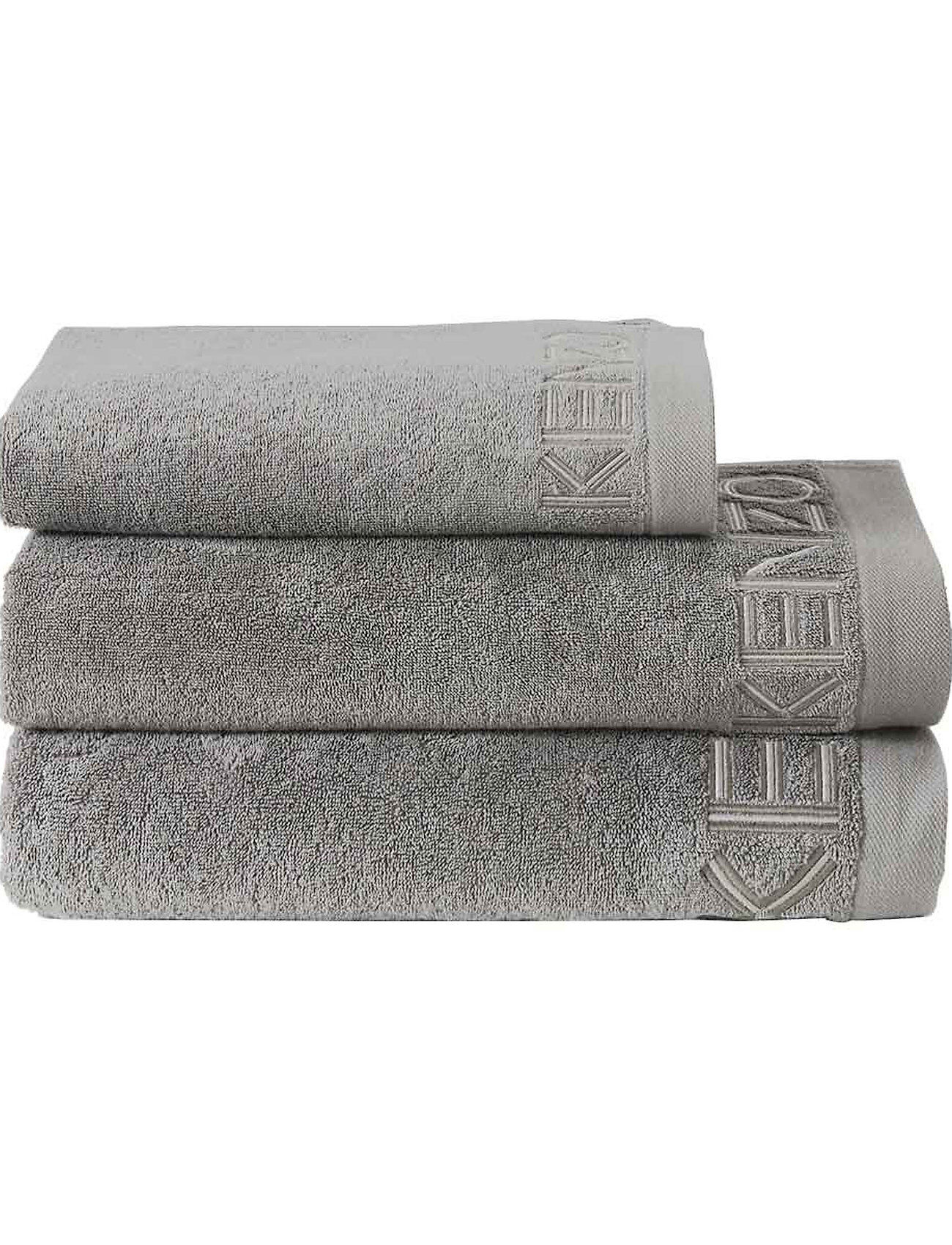 Kenzo Kziconic Handtowel Home Textiles Bathroom Textiles Towels Grå Kenzo Home