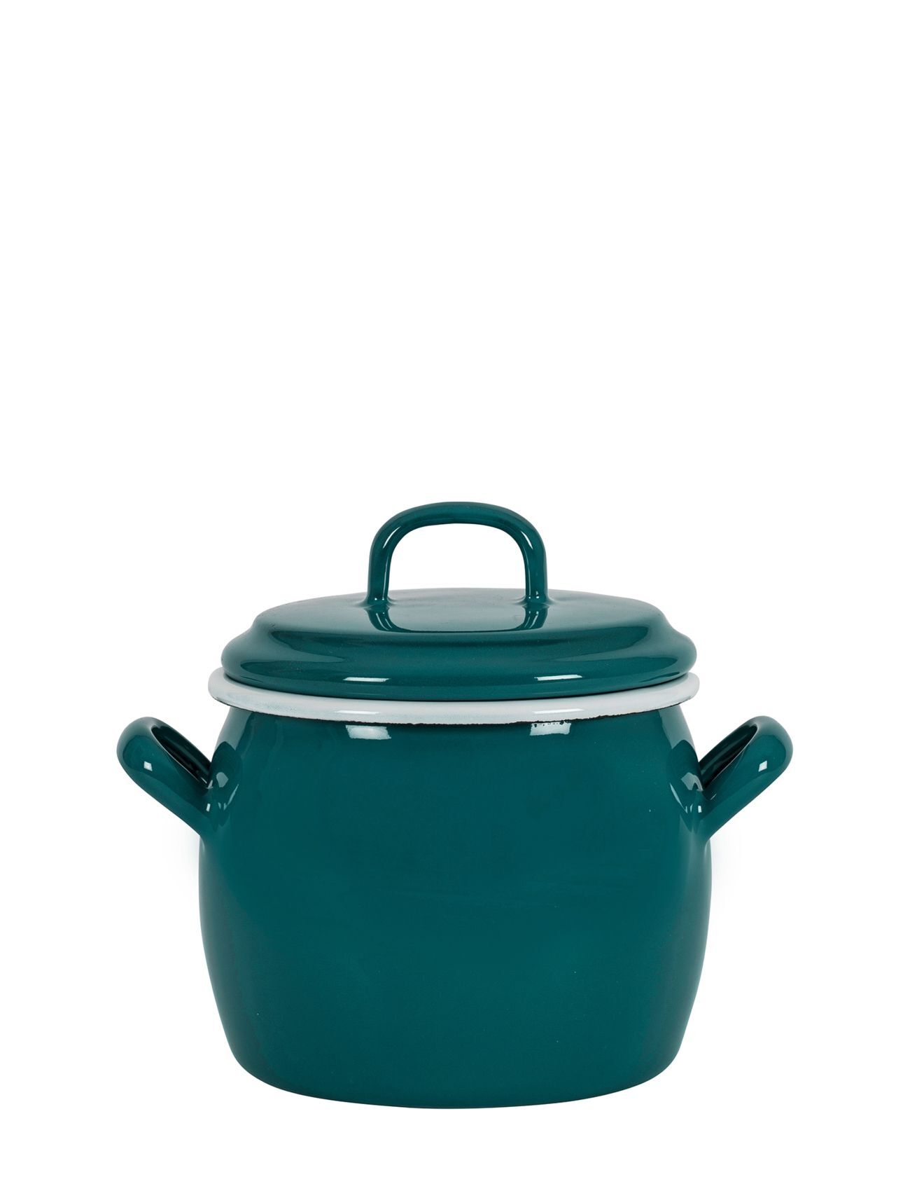 Kockums Jernverk Bellied Pot With Lid 0,7 L Home Kitchen Pots & Pans Saucepans Blå Kockums Jernverk
