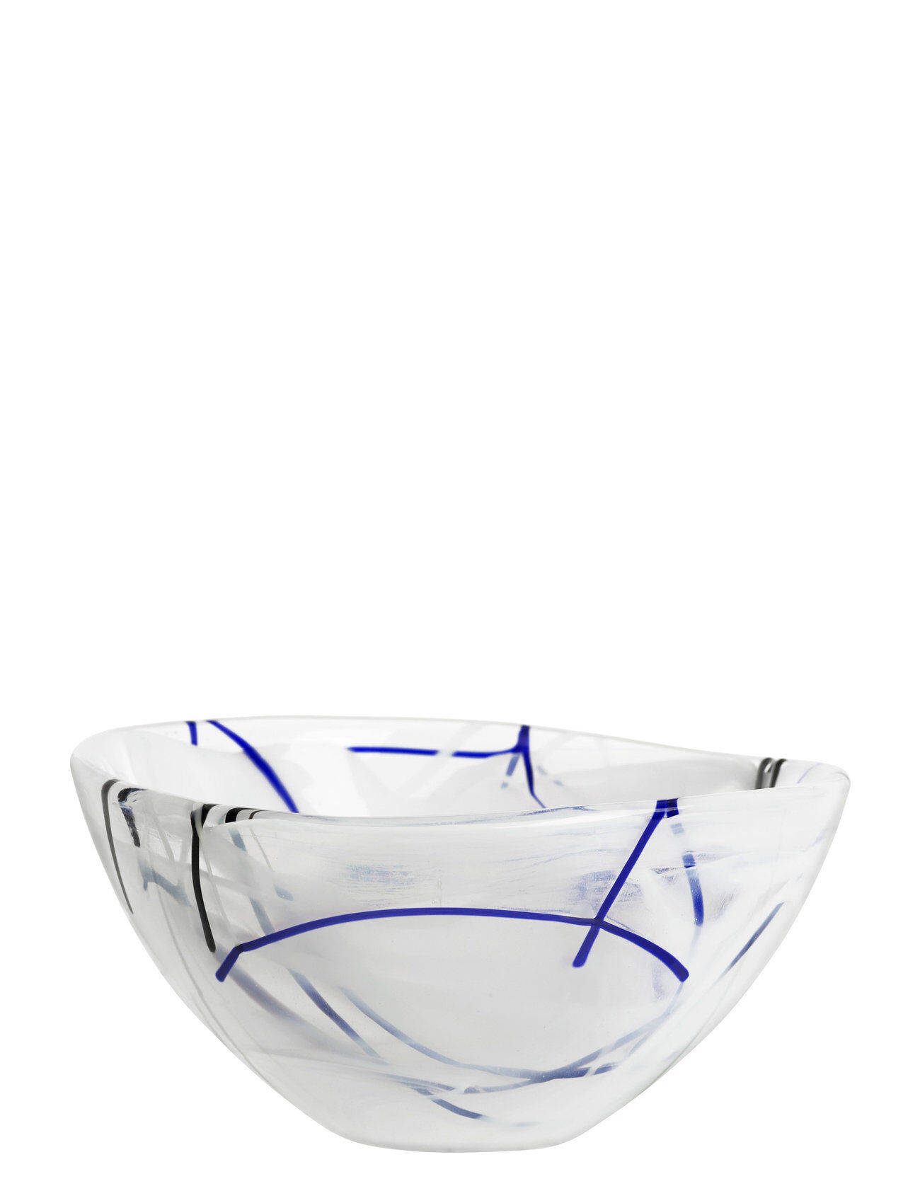 Kosta Boda Contrast White Bowl D 160Mm Home Tableware Bowls Breakfast Bowls Hvit Kosta Boda