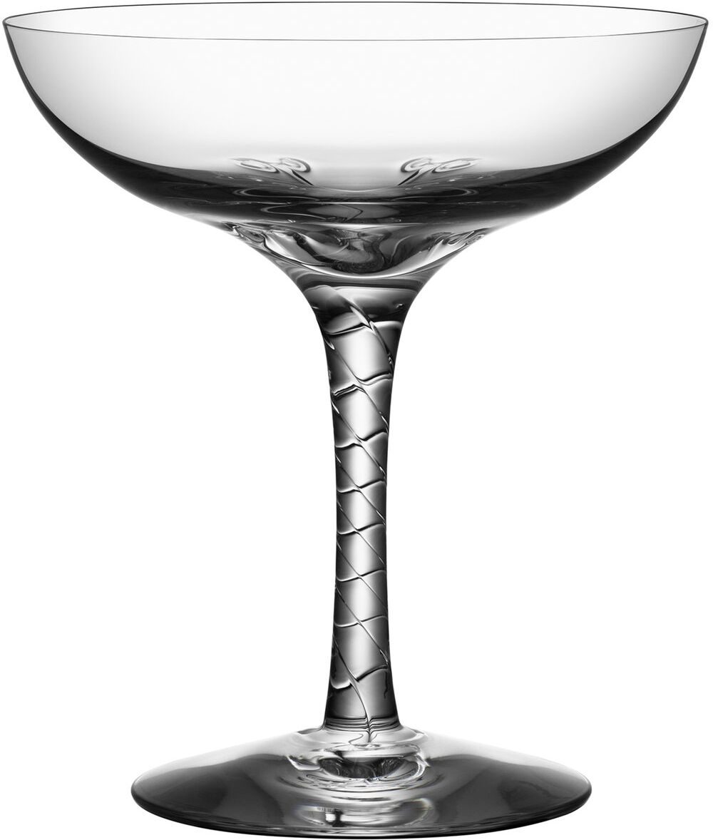 Kosta Boda Crystal Magic Coupe 20Cl Home Tableware Glass Champagne Glass Nude Kosta Boda