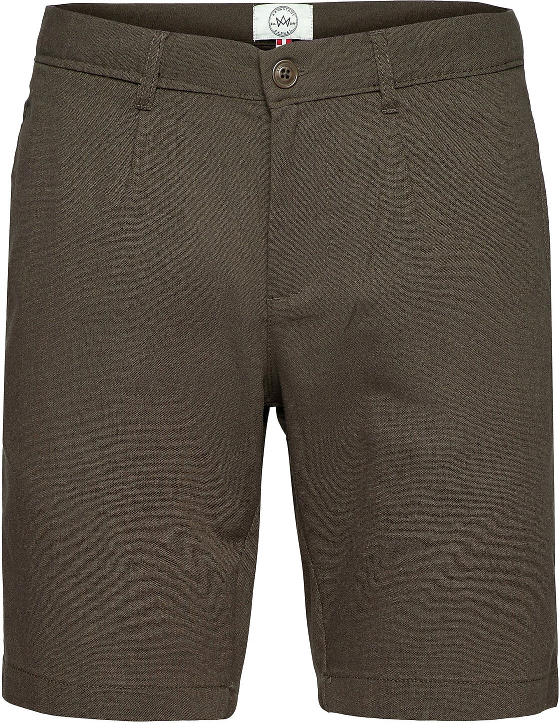 Kronstadt Frankie Shorts Linen Shorts Chinos Shorts Grønn Kronstadt