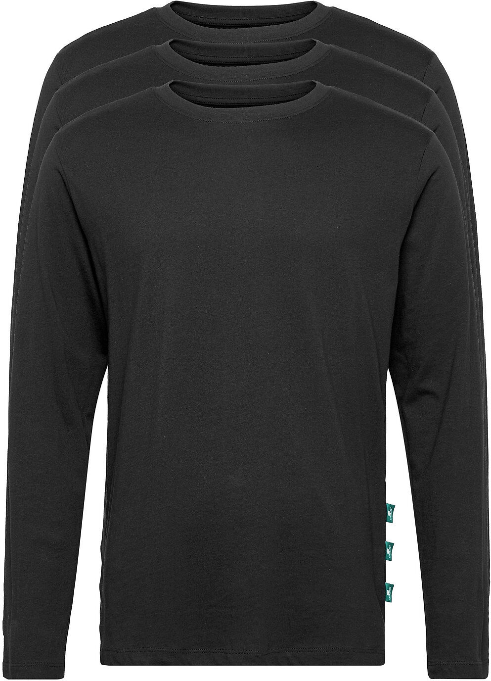 Kronstadt Basic T-Shirt L/S T-shirts Long-sleeved Svart Kronstadt