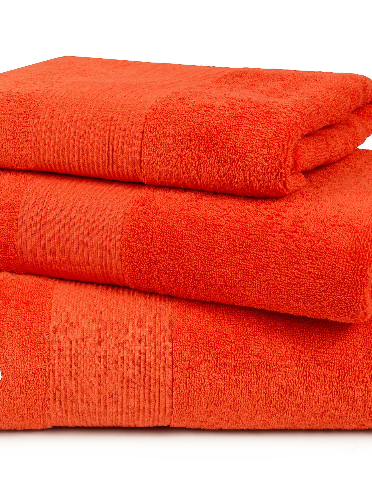 Lacoste Home Llecroco Handtowel Home Textiles Bathroom Textiles Towels Oransje Lacoste Home