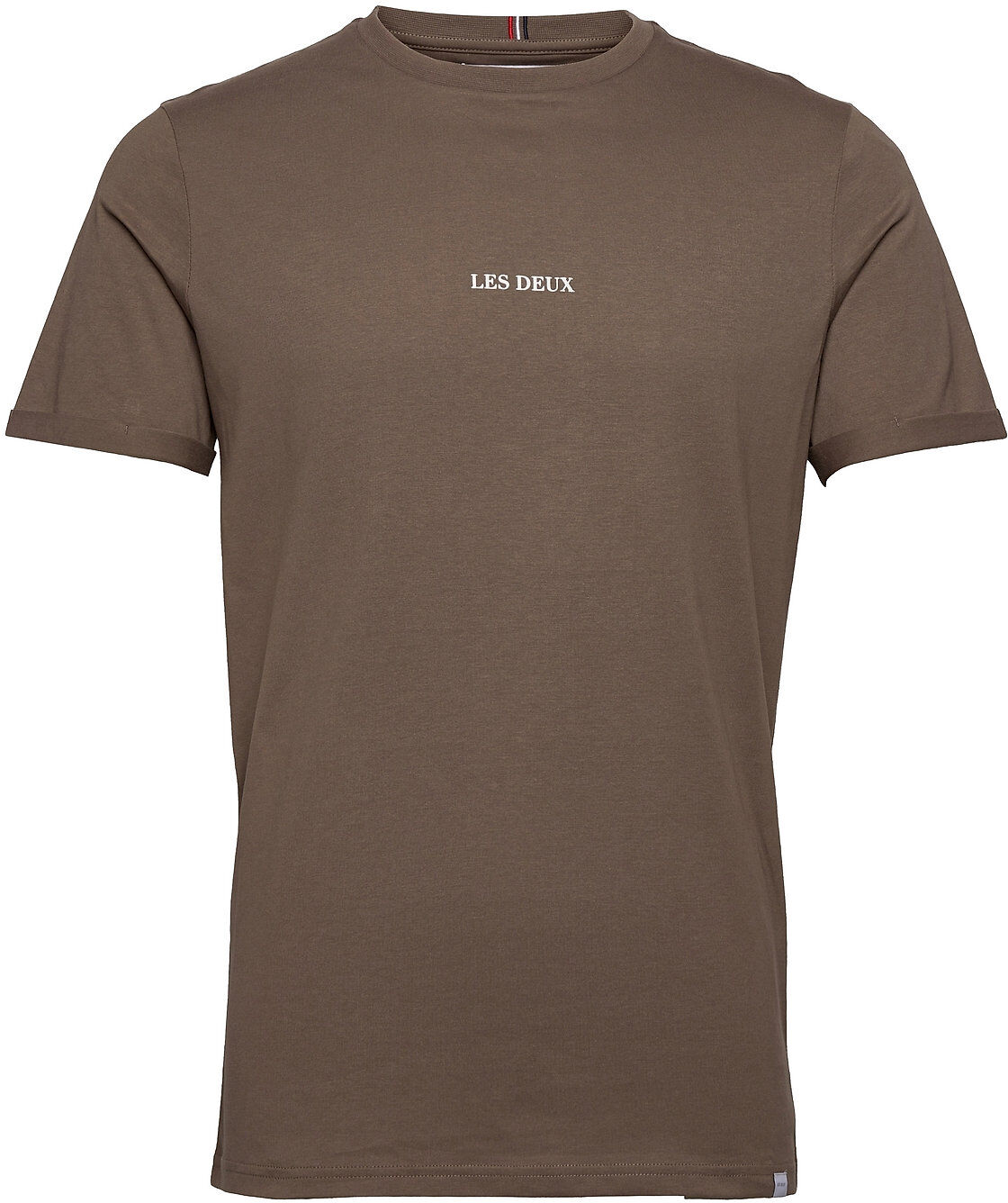 Les Deux Lens T-Shirt T-shirts Short-sleeved Brun Les Deux