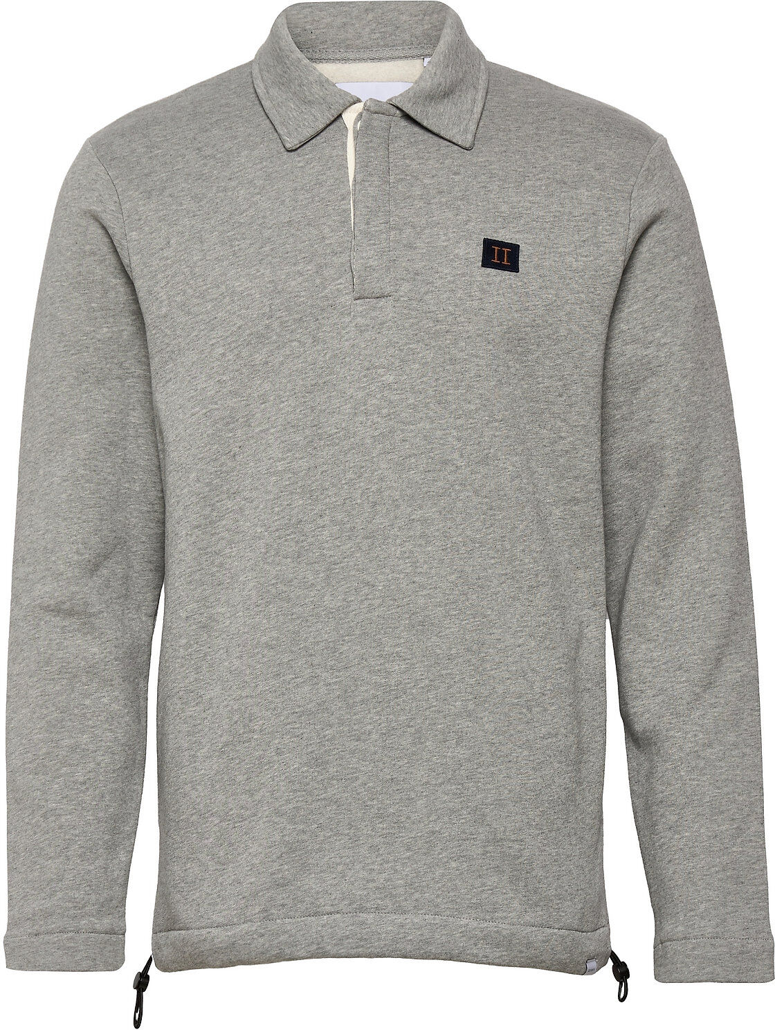 Les Deux Piece Rugby Sweatshirt Smu Sweat-shirt Genser Grå Les Deux