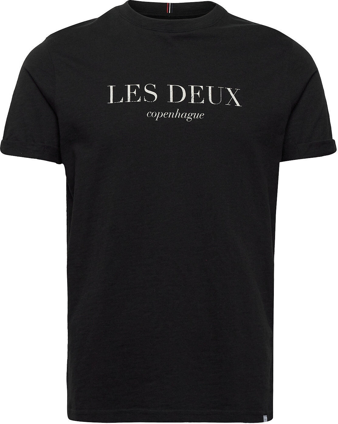 Les Deux Amalfi T-Shirt T-shirts Short-sleeved Svart Les Deux