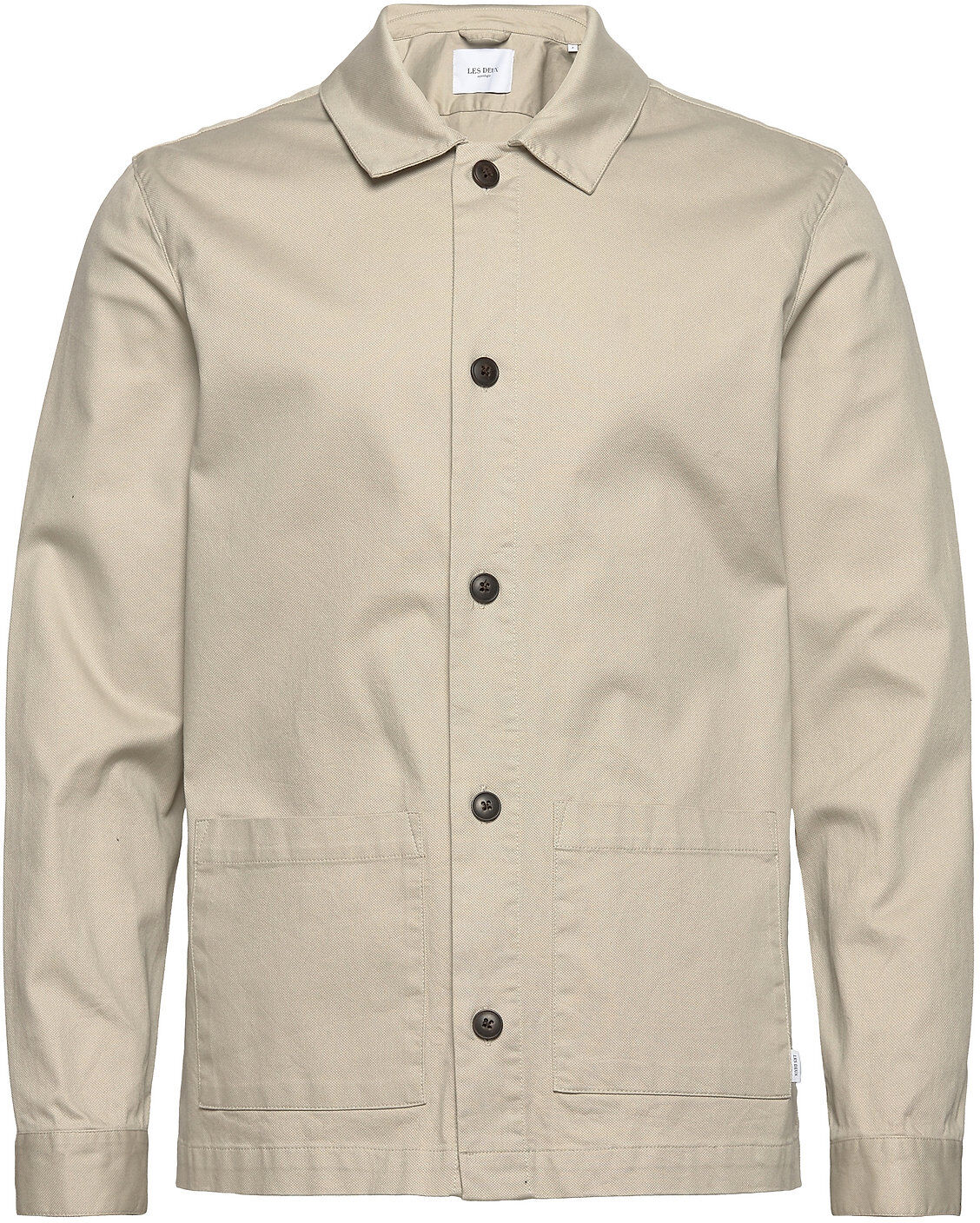 Les Deux Preston Dobby Hybrid Overshirts Grå Les Deux