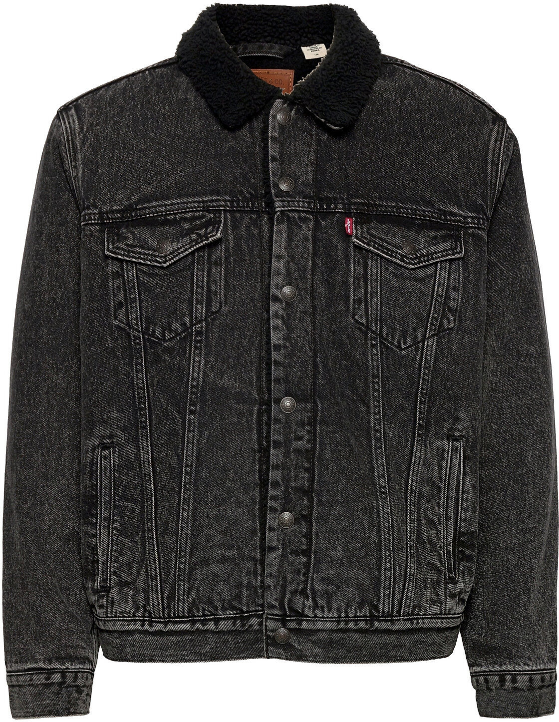 LEVI´S Men Type 3 Sherpa Trucker Roadster Dongerijakke Denimjakke Grå LEVI´S Men