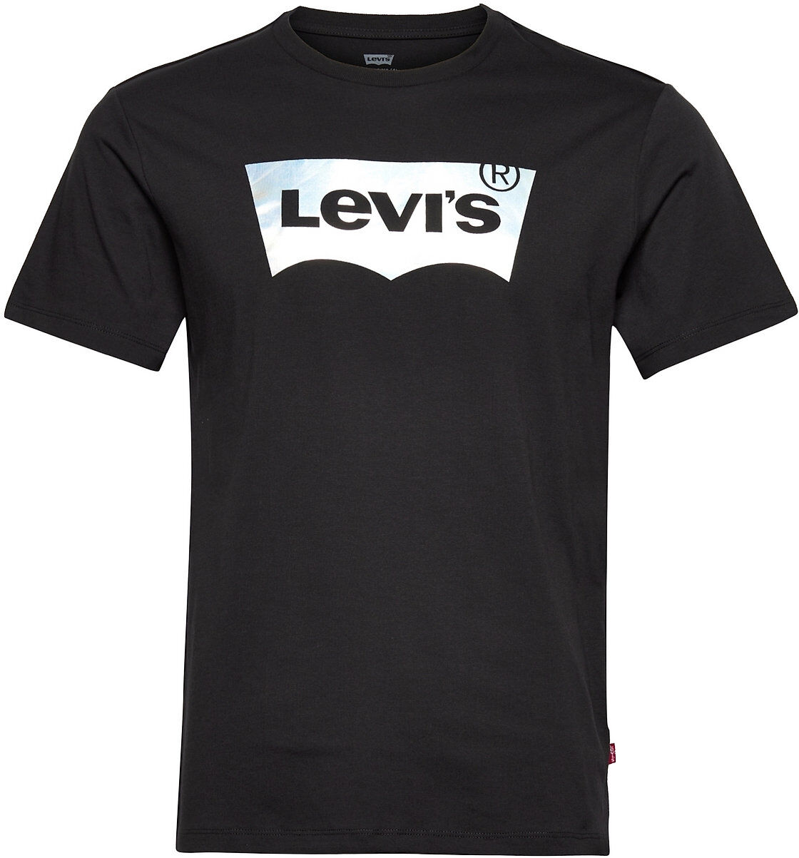 LEVI´S Men Graphic Crewneck Tee Bw Foil C T-shirts Short-sleeved Svart LEVI´S Men