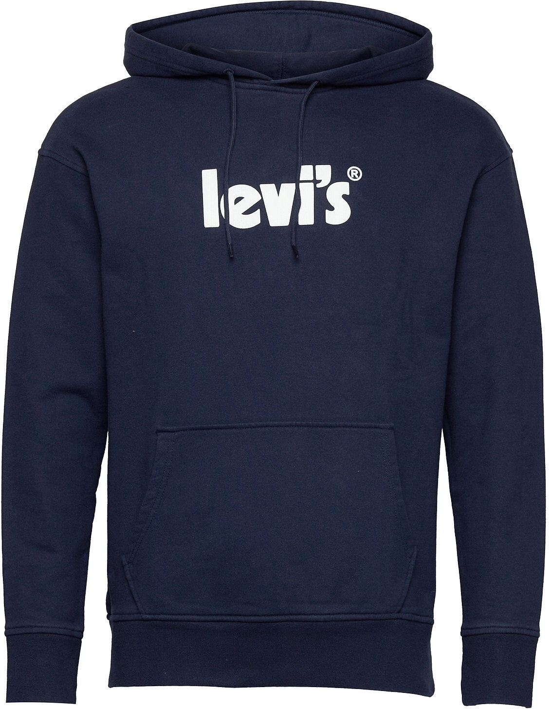 LEVI´S Men Relaxed Graphic Po Poster Hood Hettegenser Genser Blå LEVI´S Men