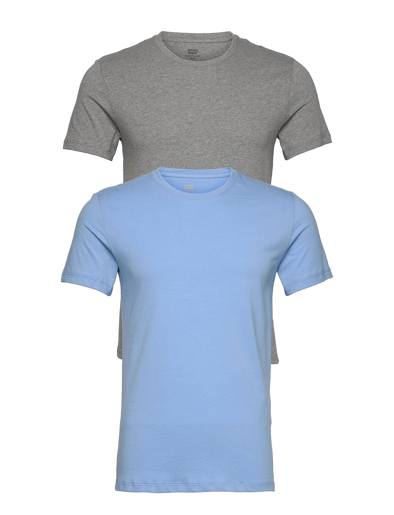 LEVI´S Men Slim 2Pk Crewneck 1 Two Pack D T-shirts Short-sleeved Blå LEVI´S Men