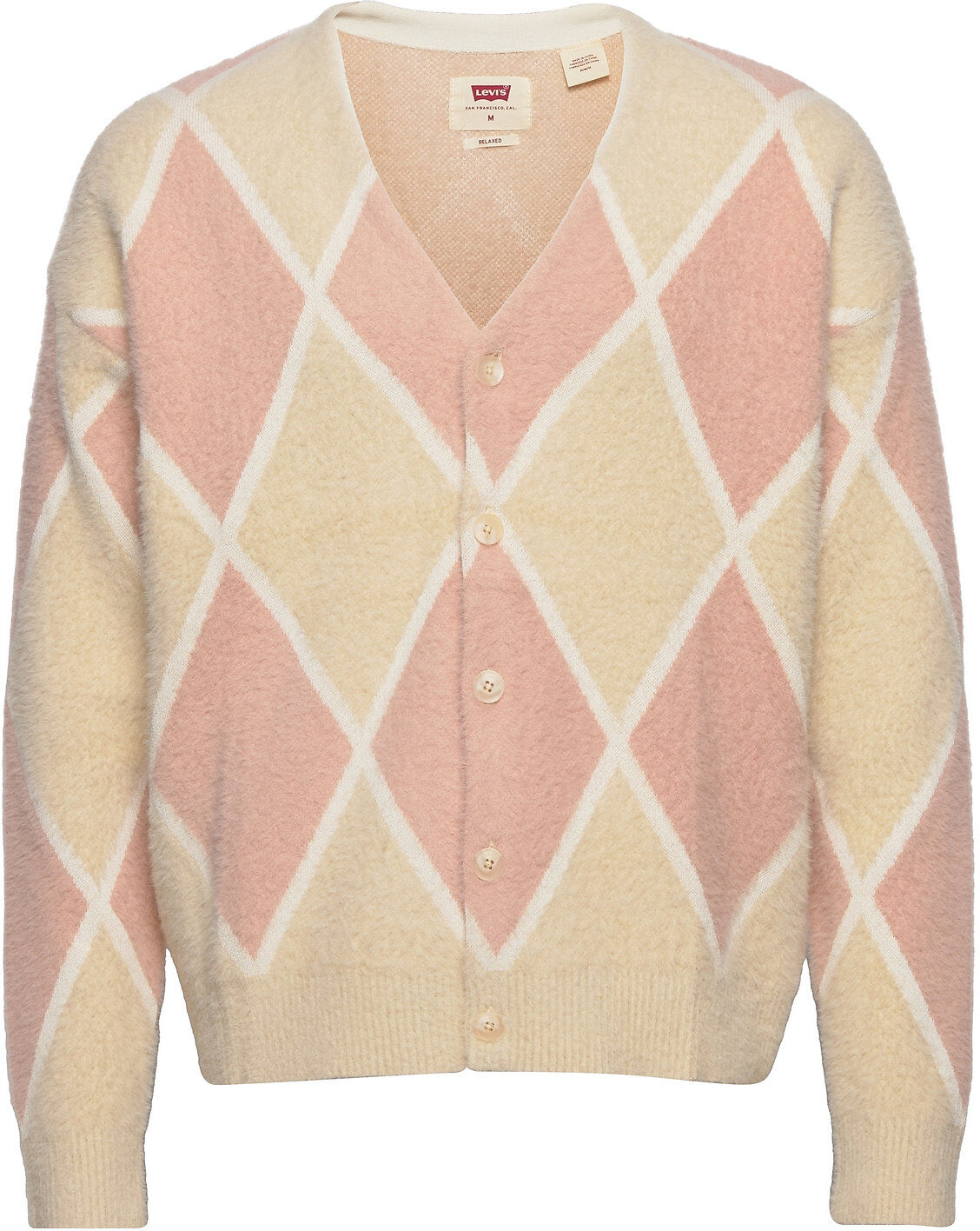 LEVI´S Men Coit Boxy Cardigan Romie Diamo Strikkegenser Cardigan Multi/mønstret LEVI´S Men