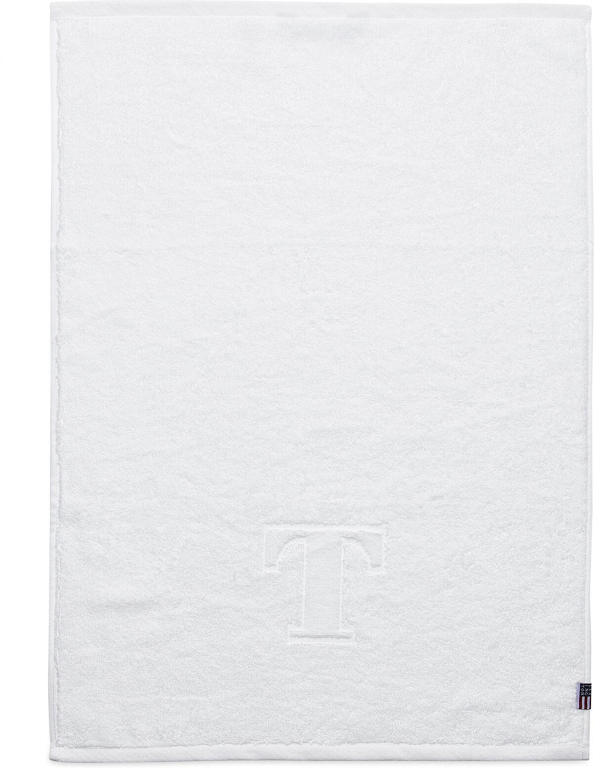 Lexington Home Monogram Towel Letter T Home Bathroom Textiles Towels Hvit Lexington Home