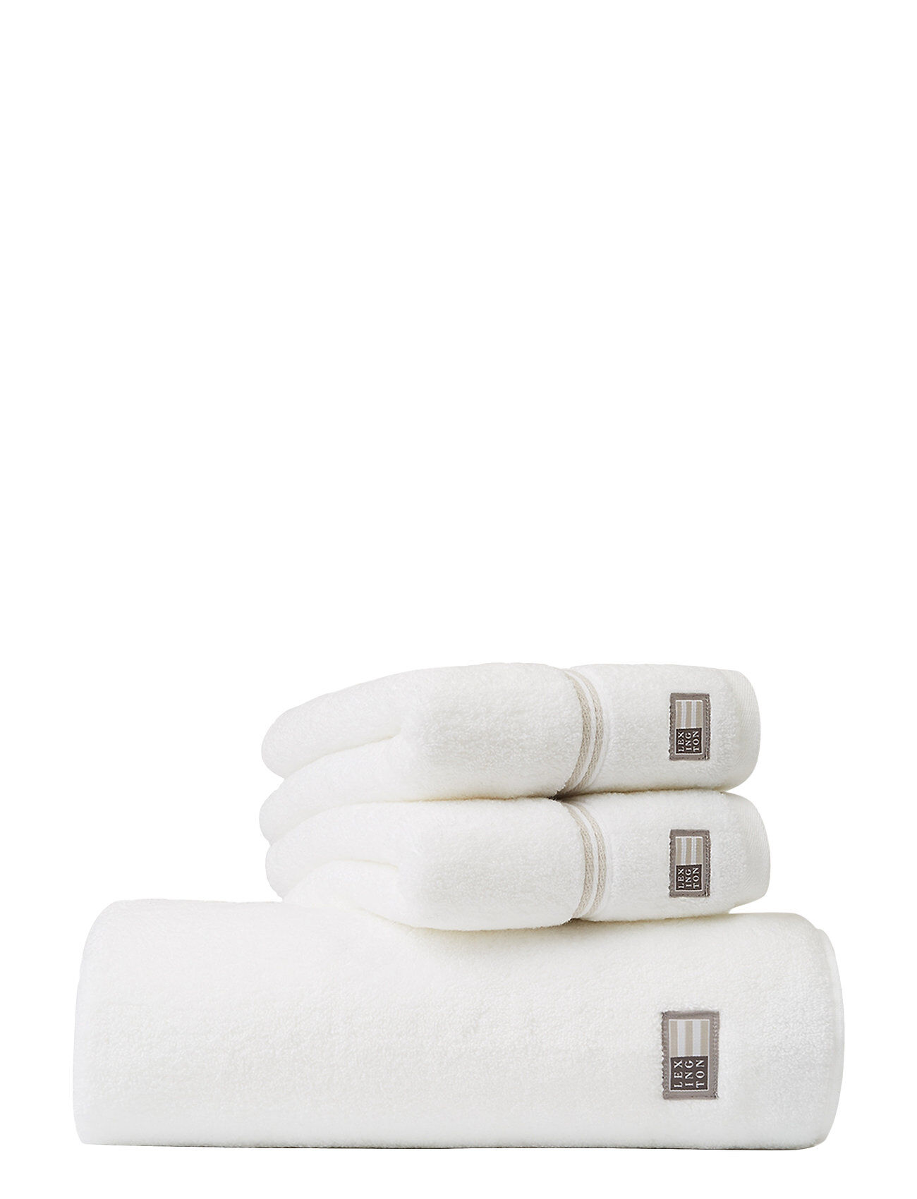 Lexington Home Lexington Hotel Towel White/Beige Home Textiles Bathroom Textiles Towels Hvit Lexington Home