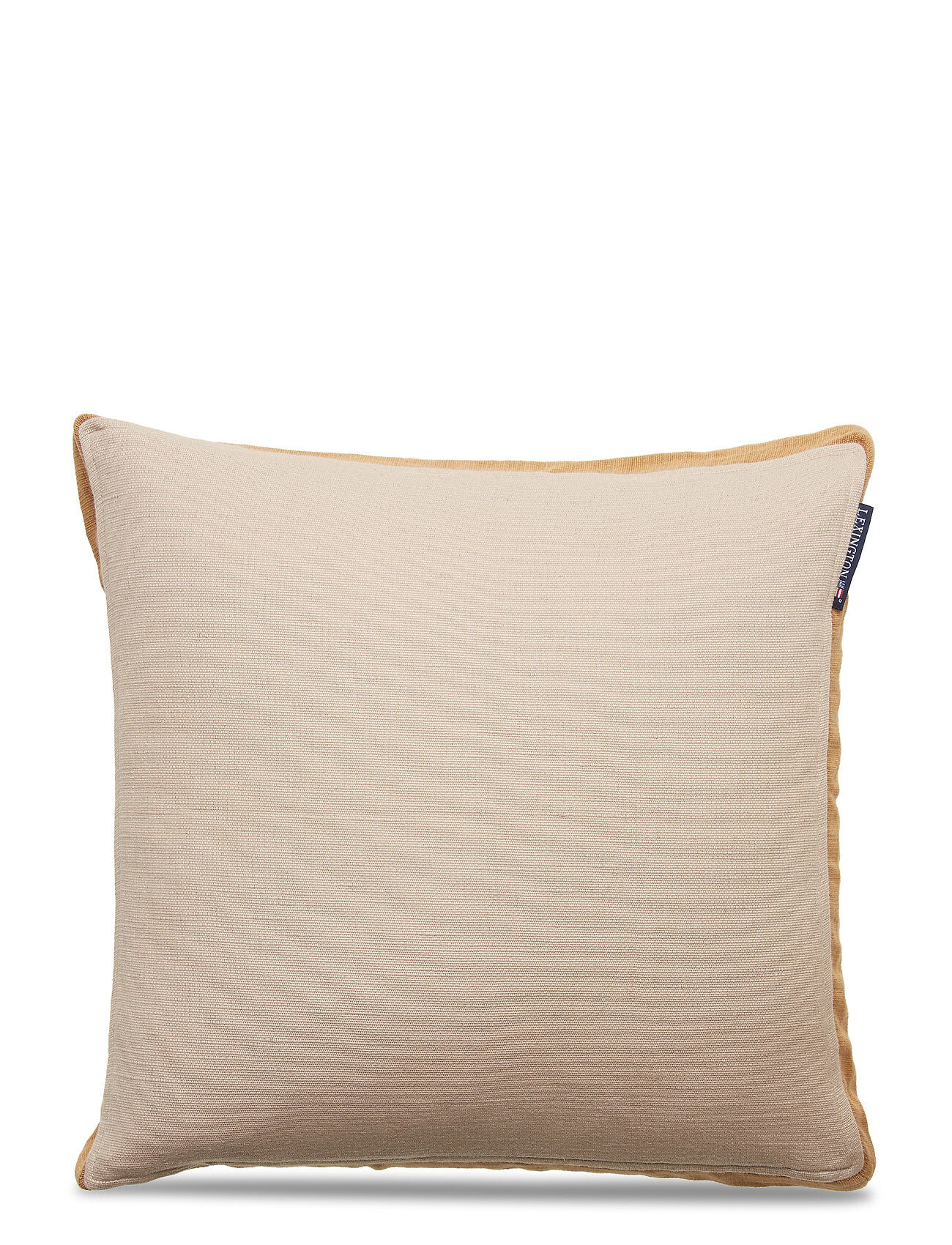 Lexington Home Cotton Jute Sham Home Textiles Cushions & Blankets Cushion Covers Beige Lexington Home