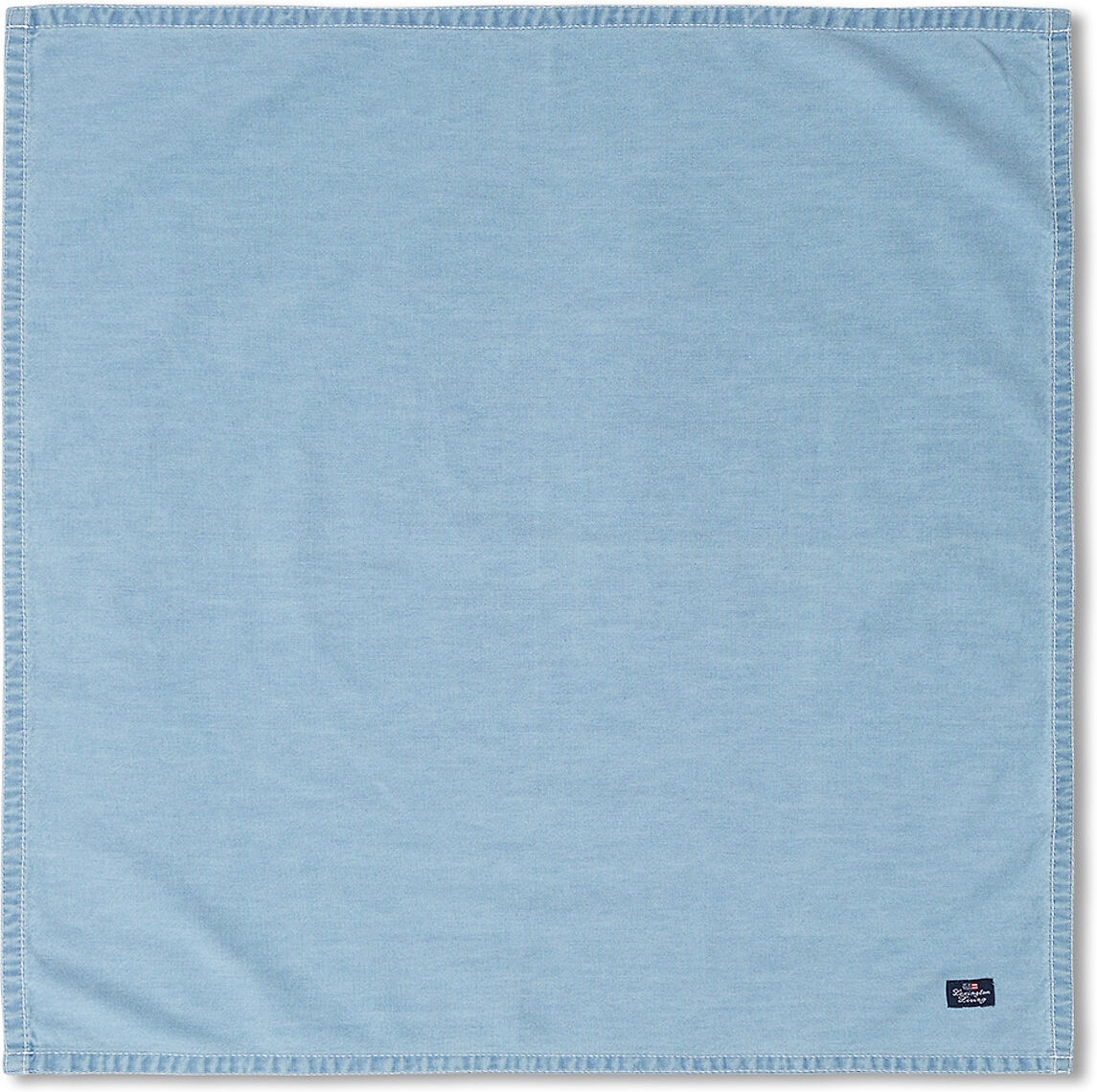 Lexington Home Light Blue Denim Washed Cotton Napkin Home Textiles Kitchen Textiles Napkins Cloth Napkins Blå Lexington Home