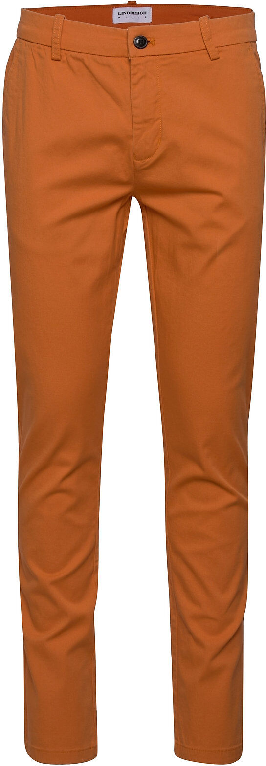 Lindbergh Superflex Chino Pants Chinos Bukser Oransje Lindbergh