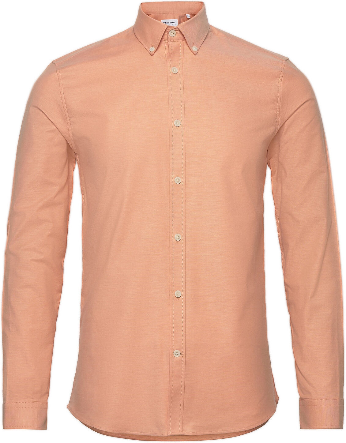 Lindbergh Oxford Superflex Shirt L/S Skjorte Uformell Rosa Lindbergh