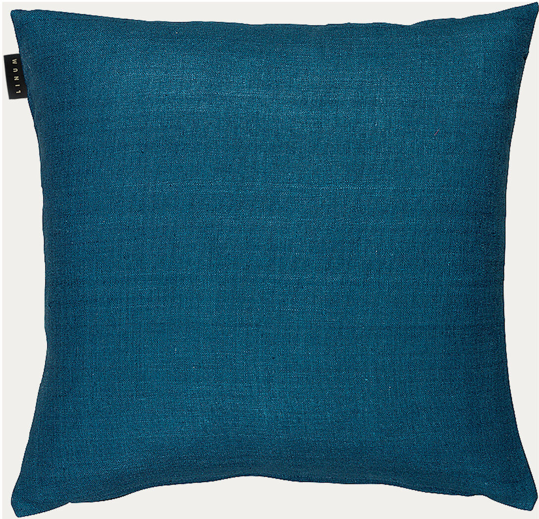 LINUM Seta Cushion Cover Home Textiles Cushions & Blankets Cushion Covers Blå LINUM