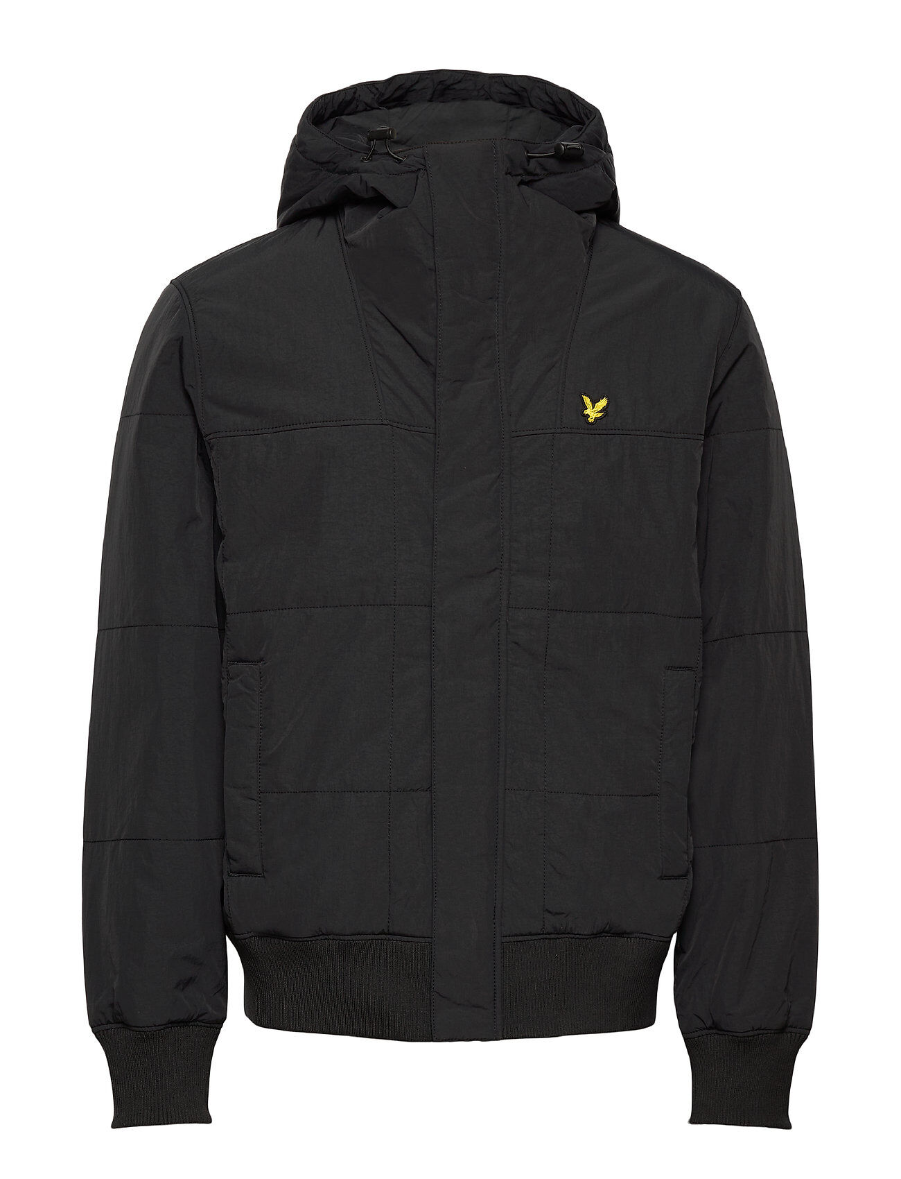 Scott Quilted Bomber Jacket Bomberjakke Jakke Svart Lyle & Scott