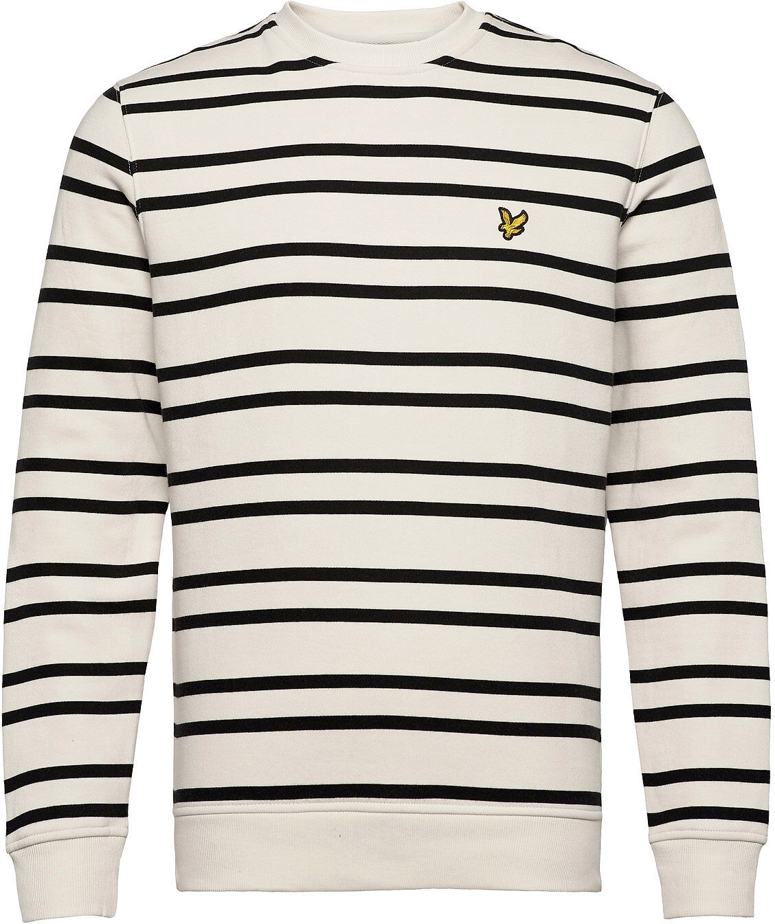 Scott Double Stripe Sweatshirt Sweat-shirt Genser Hvit Lyle & Scott