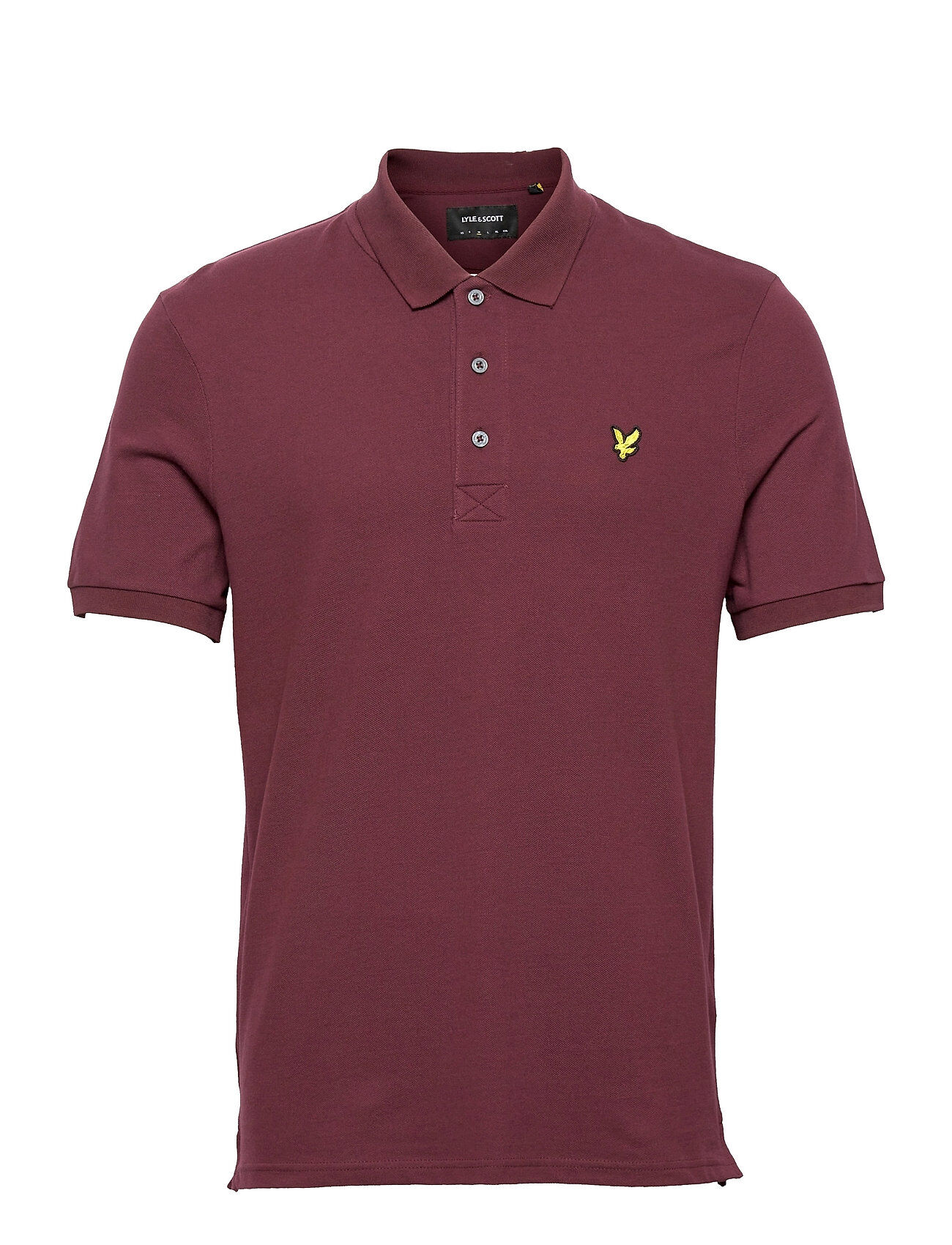 Scott Plain Polo Shirt Polos Short-sleeved Lilla Lyle & Scott