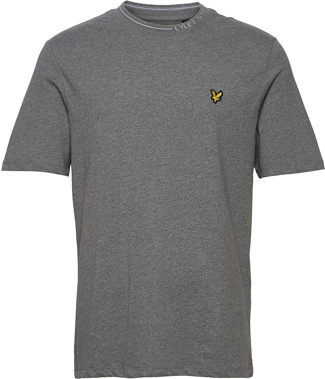 Scott Branded Ringer Tshirt T-shirts Short-sleeved Grå Lyle & Scott