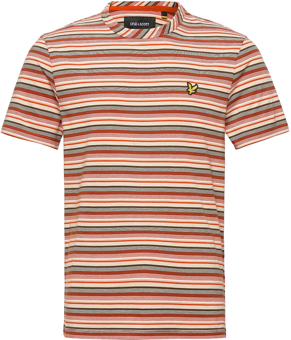 Scott Multi Stripe T-Shirt T-shirts Short-sleeved Rød Lyle & Scott