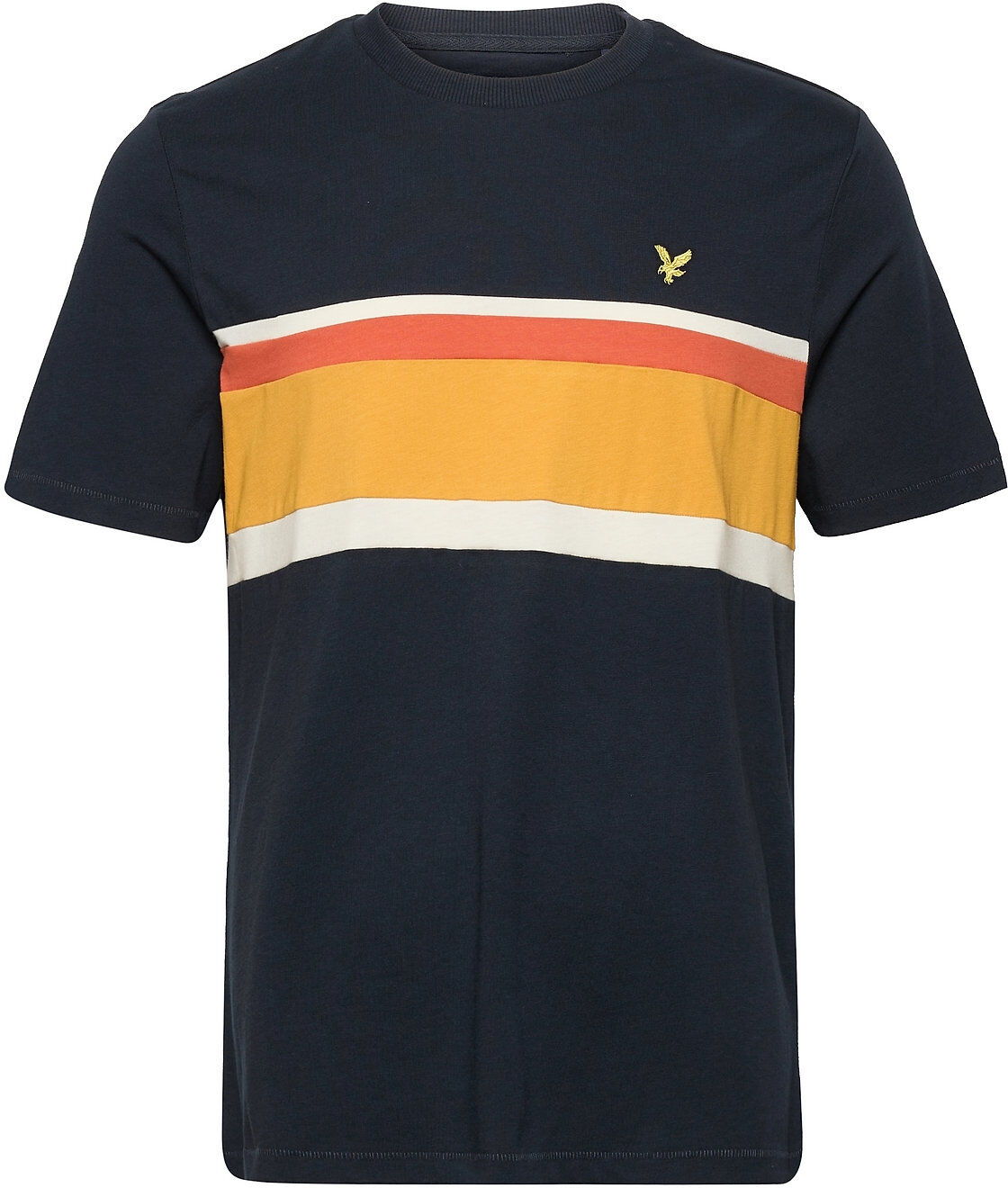 Scott Panel T-Shirt T-shirts Short-sleeved Blå Lyle & Scott