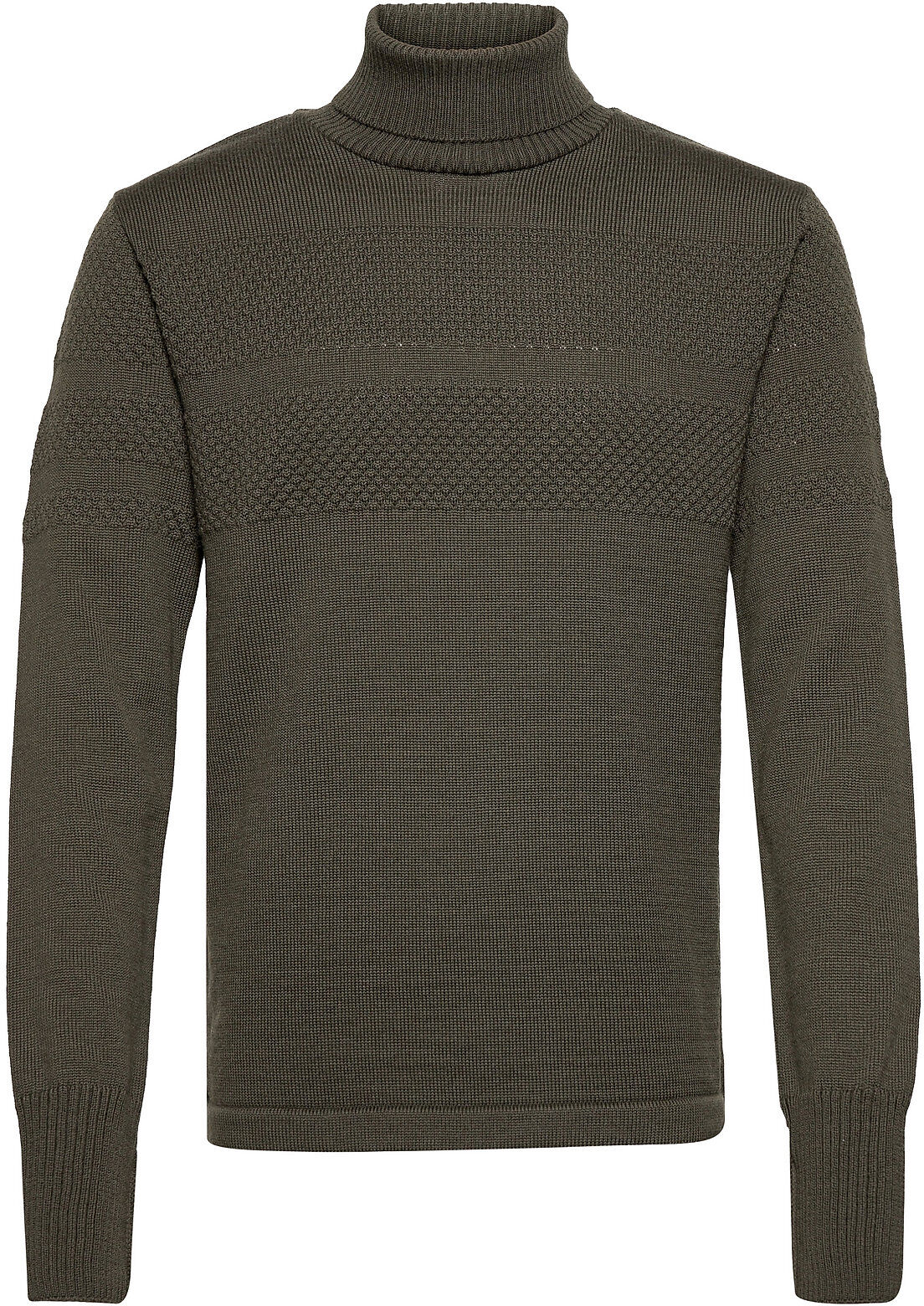 Mads Nørgaard 100% Wool Klemens Knitwear Turtlenecks Grønn Mads Nørgaard