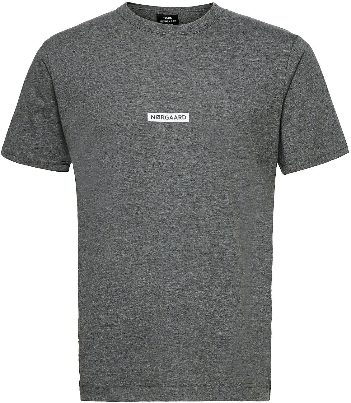 Mads Nørgaard Box Logo Mel Twin T-shirts Short-sleeved Grå Mads Nørgaard