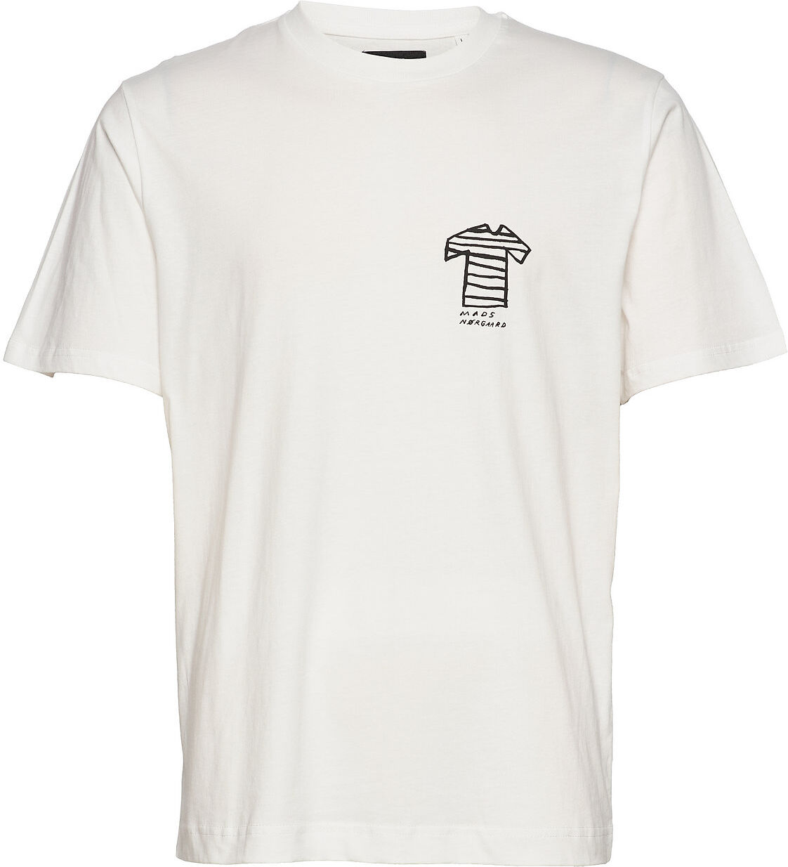 Mads Nørgaard Organic Twin Kozak T-shirts Short-sleeved Hvit Mads Nørgaard